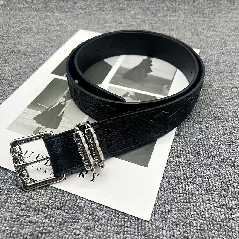 Cintura personalizzata primaverile ed estiva con motivo a litchi e cintura colorata di nuovo stile Kro per uomo e donna, cintura artistica per giovani