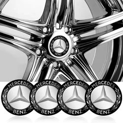 56mm Car Tyre Wheel Center Hub Cap Badge Sticker Car Accessories For Mercedes Benz AMG W177 W212 W213 W205 V177 W247 W176 GLA