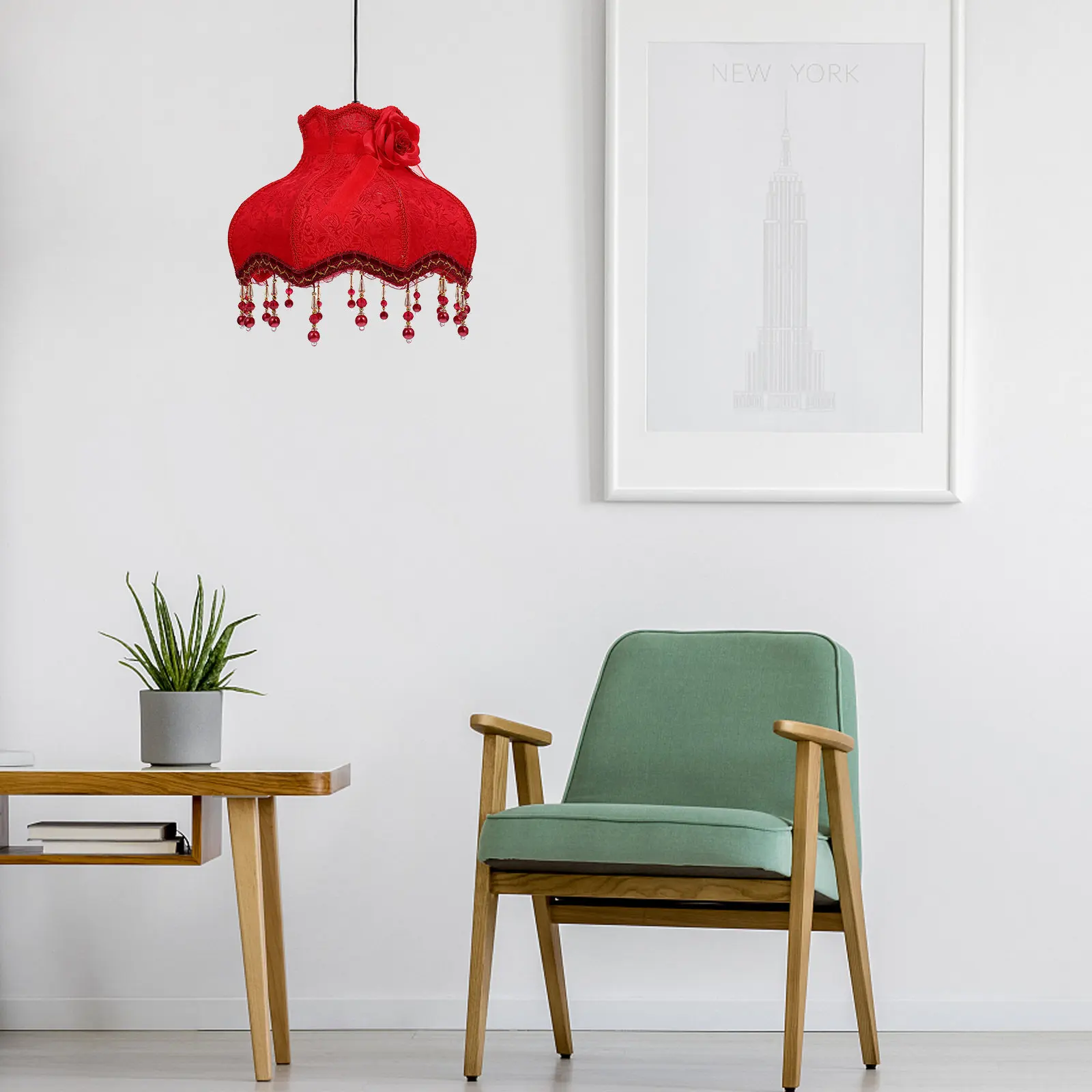 

1 шт. Ретро-кружевной абажур в европейском винтажном стиле, тканевый, высококачественный, декоративный, для настольной лампы, европейский светильник