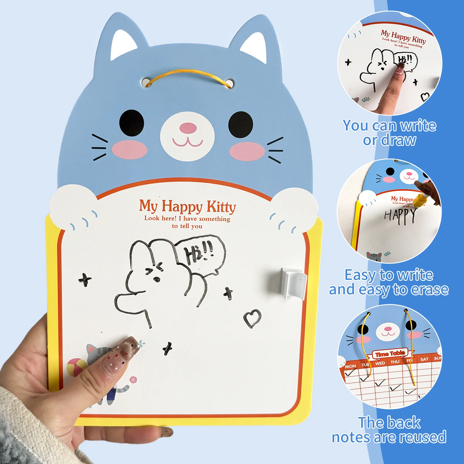 Set di lavagne Graffiti per bambini + flashcard con numeri inglesi - Apprendimento precoce dei bambini