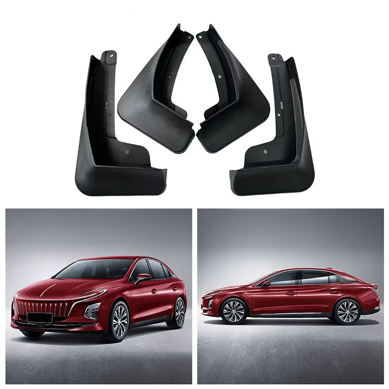 

For Hong Qi E-QM5 2021 Car Wheel Mud Flaps Mudguards Mudflaps Front Rear Splash Fender Car Protection Accessories