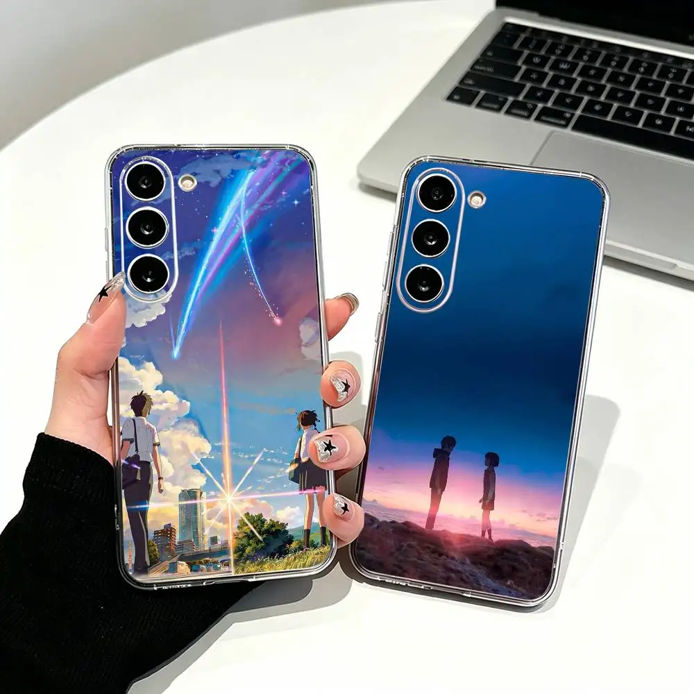 Pure Love Healing Your Name-a Phone Case For Samsung Galaxy A71,A70,A51,A40,A30,A52 Transparent Cover