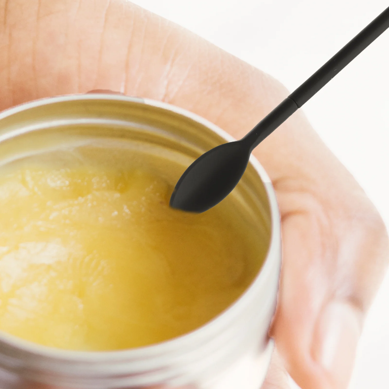 

1 set Mini Silicone Spatula Small Size Lightweight Kitchen Jar Scoop For Baking Sauce Butter Jam Cream Dessert Portable