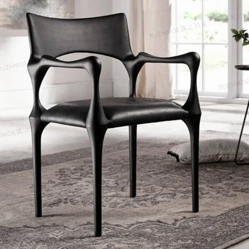 

m Chairs Banks Home Bar High Kitchen Stools Cafe Chair Leather Stool Metal Nordic Vintage Gamer Dining Wooden Furniture m