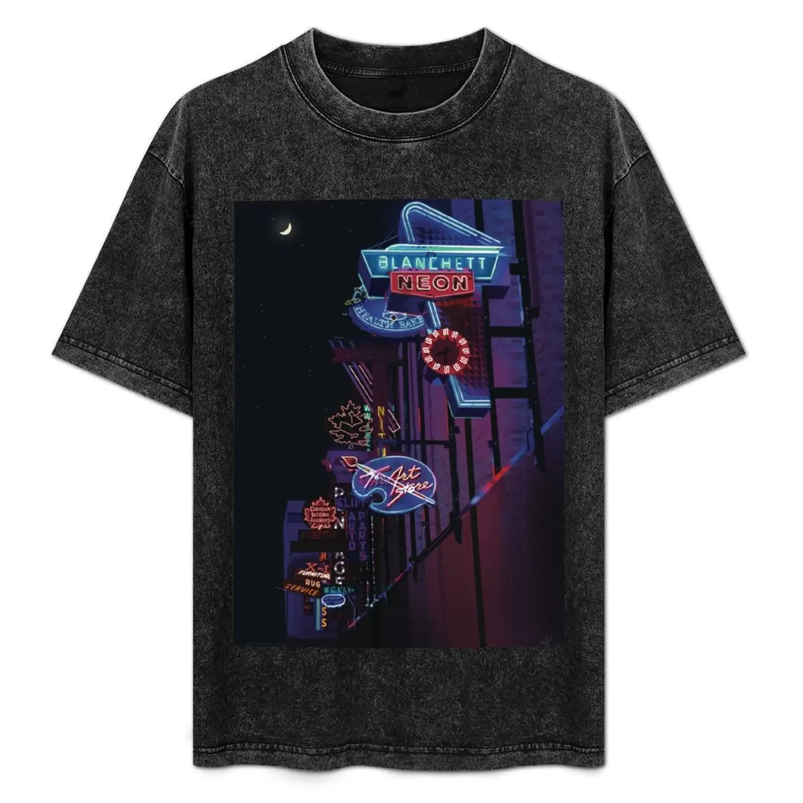 

Neon Museum T-Shirt street wear Aesthetic clothing animal prinfor boys mens graphic t-shirts funny