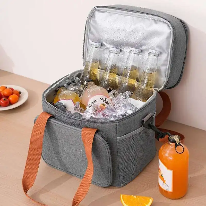 Shoulder Picnic Box Leak Proof Insulated Food Thermo Backpack Double Layers Cooler Bag Lunch Bags Outdoor Camping Refrigerator