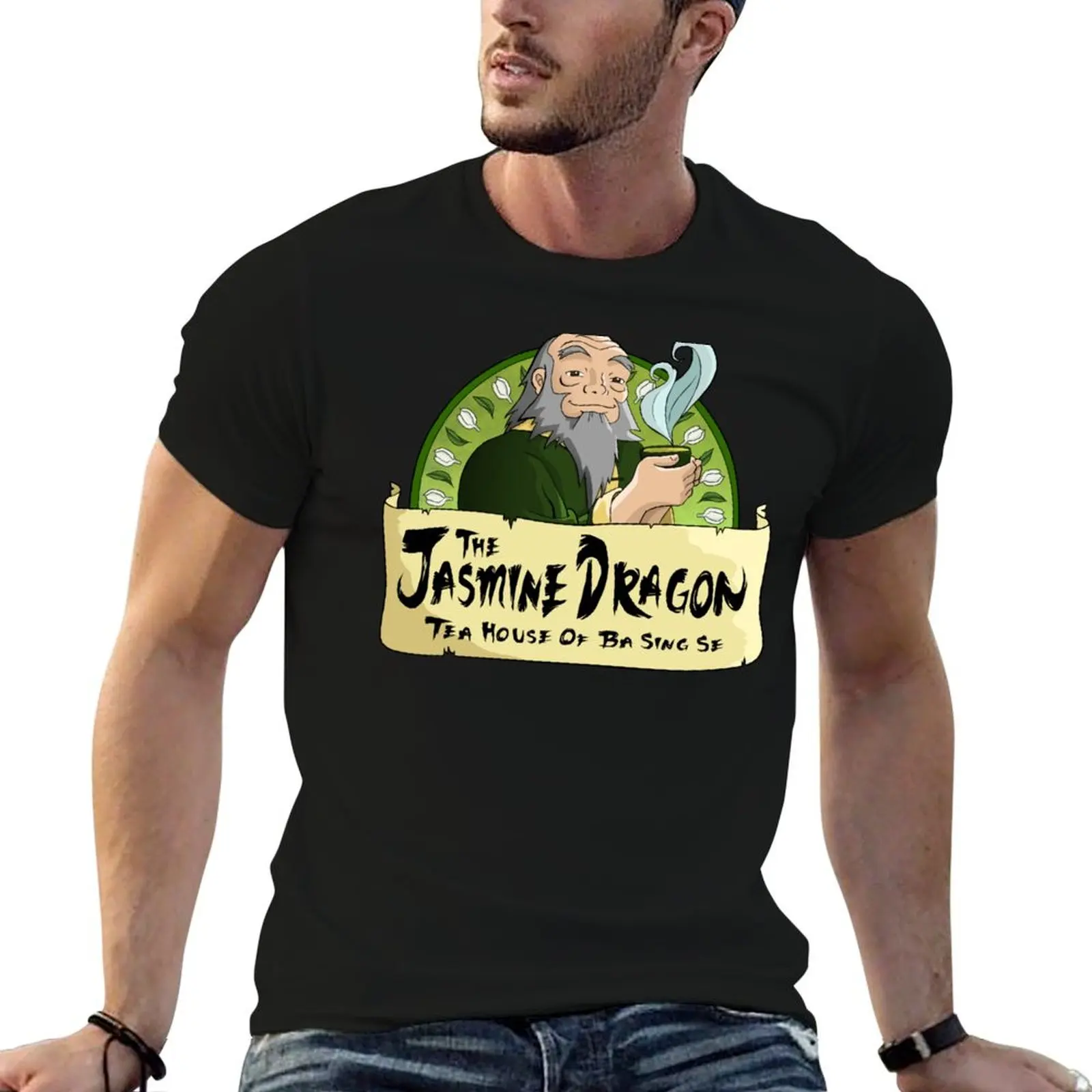 The Jasmine Dragon Tea House T-Shirt Sports Casual Breathable Tee Shirt