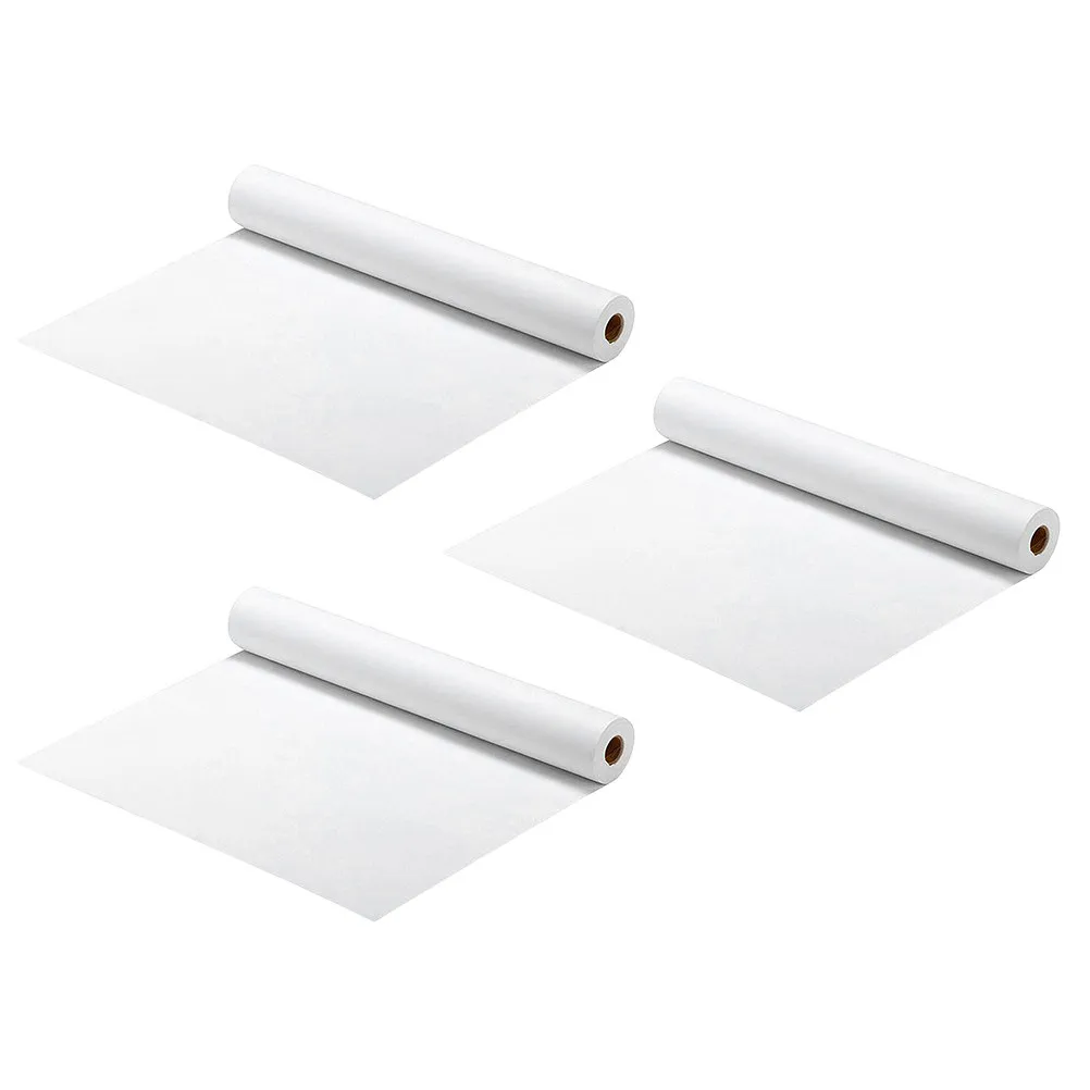 3 Rolls Drawing Paper Roll Sketch Paper Eco Friendly Strong Smooth Surface Ideal for Markers Colored Pencils Crayons