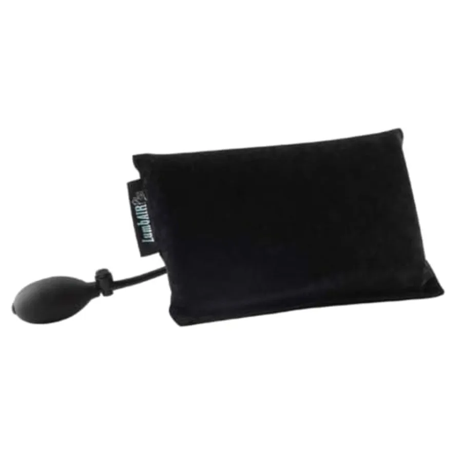

Intech LumbAIRPlus Premium Portable Inflatable Lumbar Support Cushion with Enhanced Adjustable Air System for Customized Comfor