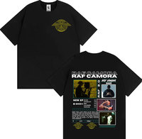 Rapper Raf Camora Tour 2025 Graphic Print T Shirts Men Women Hip Hop Pop Music Oversized T-shirt Casual Loose T Shirt Streetwear