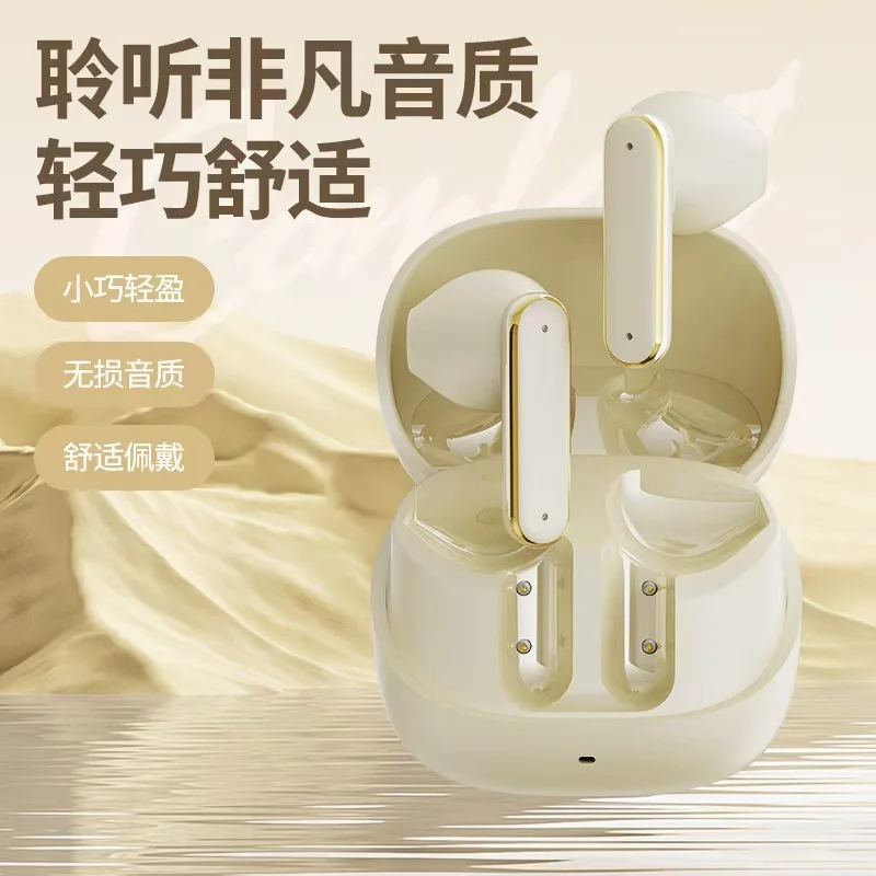 

Hot selling electroplated earphones with wireless Bluetooth and ultra long battery life, semi in ear earphones for calling