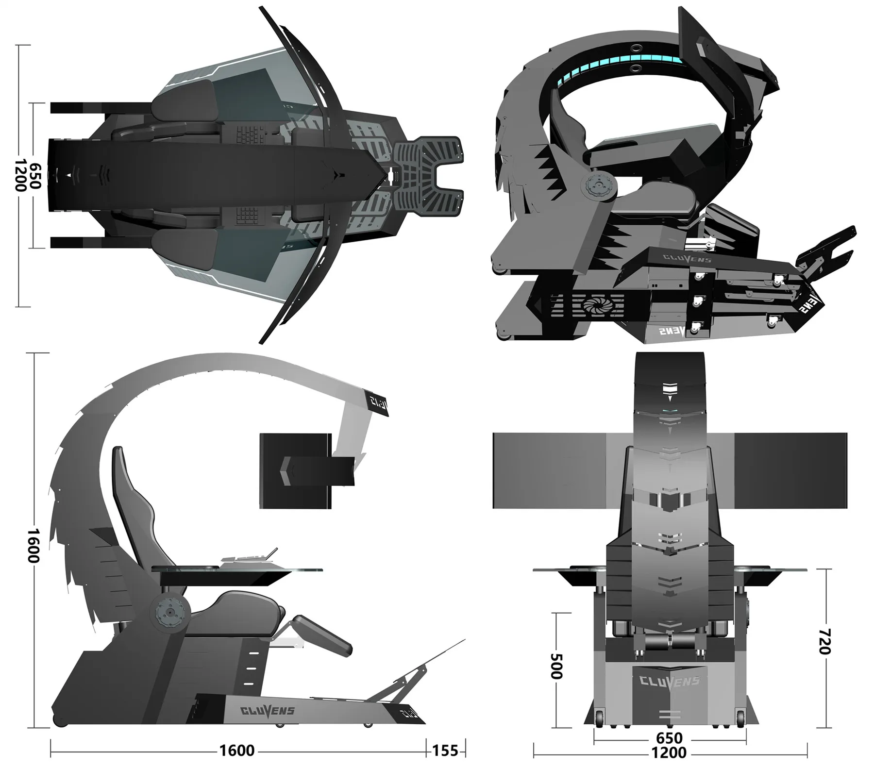 Adjustable Massage Zero Gravity Recline Gaming Computer Chair Heat Massage Seat PU Racing Gaming Comfortable Computer Cockpit view 5