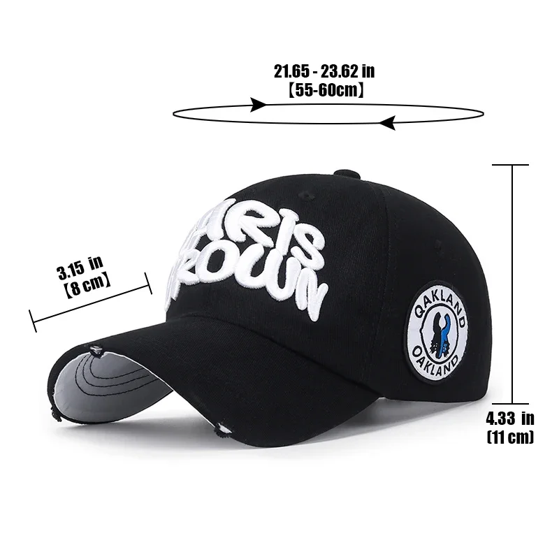 New Fashion Outdoor Sport Baseball Cap Unisex Men and Women Universal Letter Embroidery Adjustable Snapback Hat