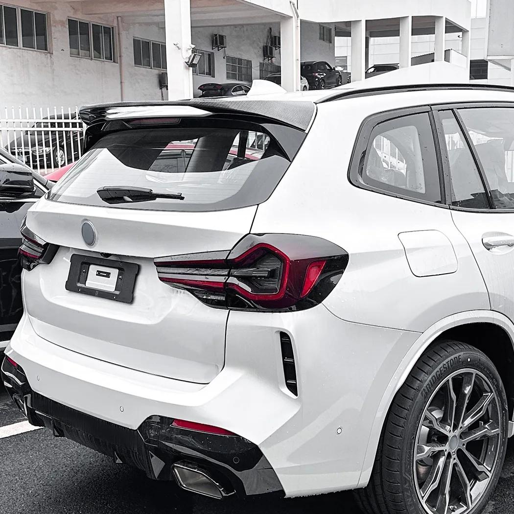 

For BMW X3 G01 M Sport 2018-2024 MP Style Roof Spoiler Wing, Gloss Black