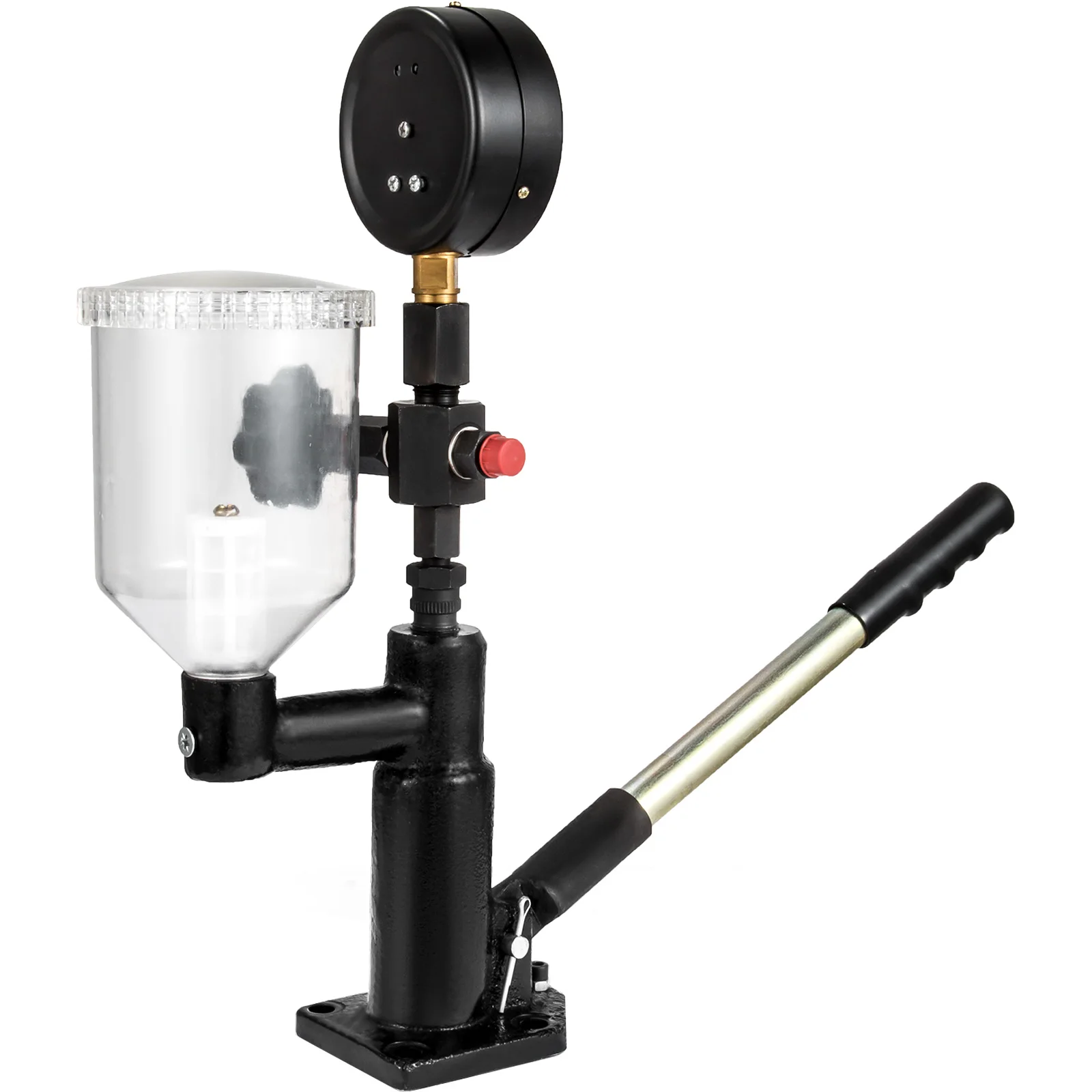 SucceBuy DieselFuel Injector Tester With DualScale Gauge Engine FuelTest Tool Diesel Injector Nozzle Pop Pressure Tester