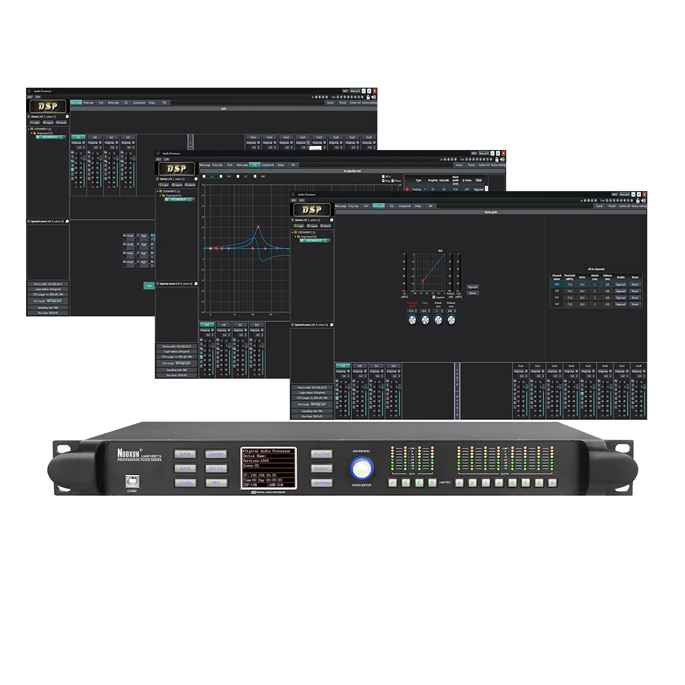 96KHz Digital Audio Processor 32 Bit ADC and 24 Bit DAC DSP Processing APF+FIR+AES In/output