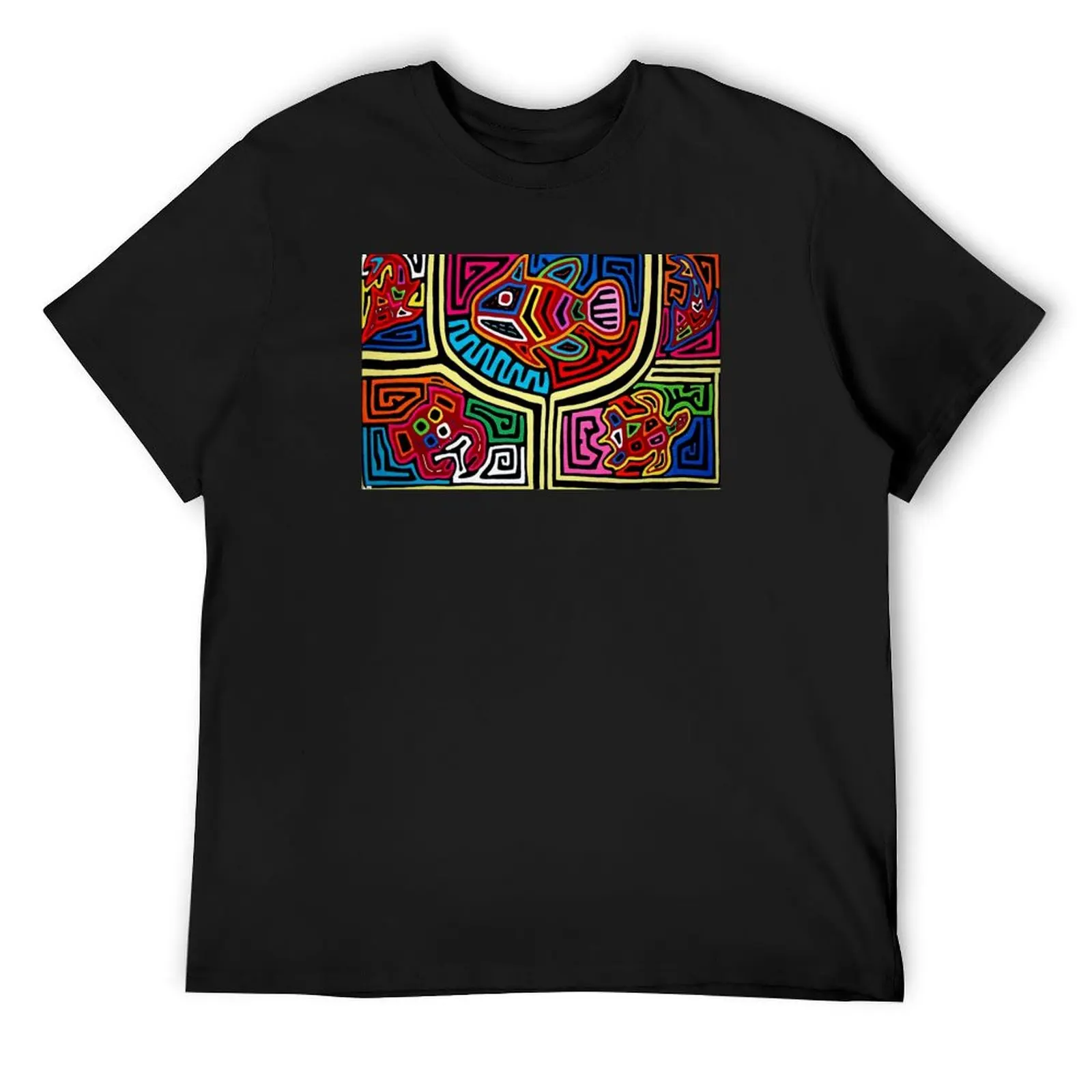 

Mola de Panama T-Shirt hippie clothes Personalized t-shirt Luxury man customs mens t shirt