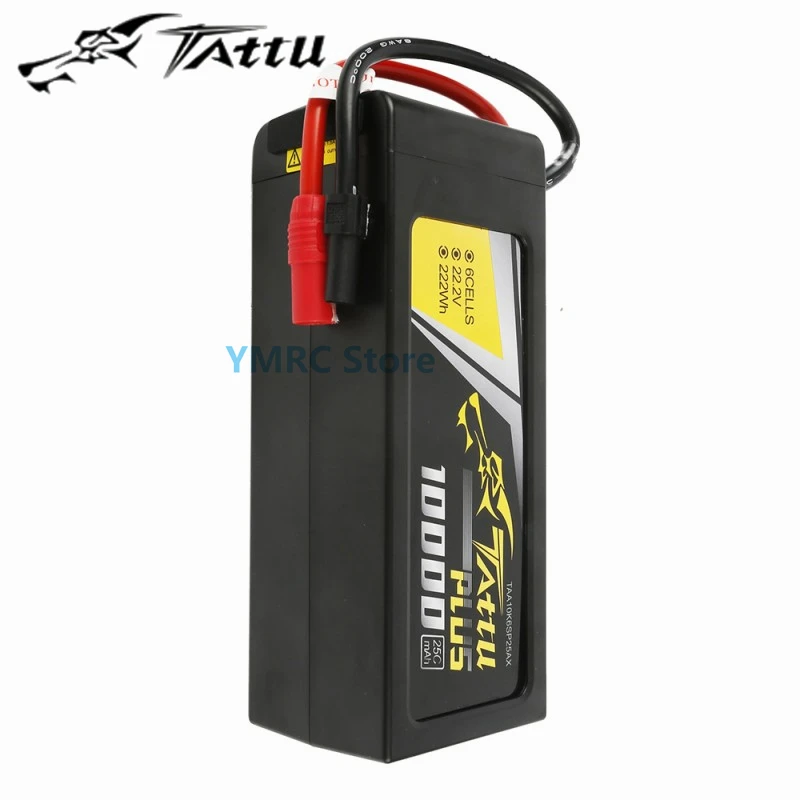 Tattu Plus 10000mAh 22.2V 25C 6S1P Lipo Battery Pack with AS150+XT150 Plug for Agricultural Plant Protection UAV Drone