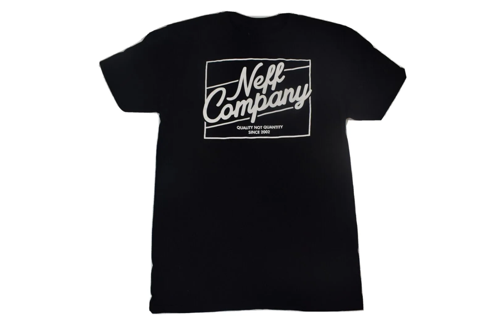 Neff Mens Company Quality Not Quantity Black T Shirt New S M Xl 2Xl