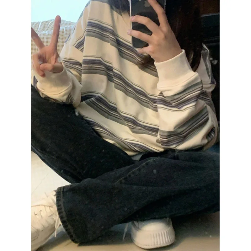 Women's Sweatshirts Y2k Top Thin O-neck Front Back Gothic Letters Goth Zip Up Breathable Thicken Sport Commuting Thickened