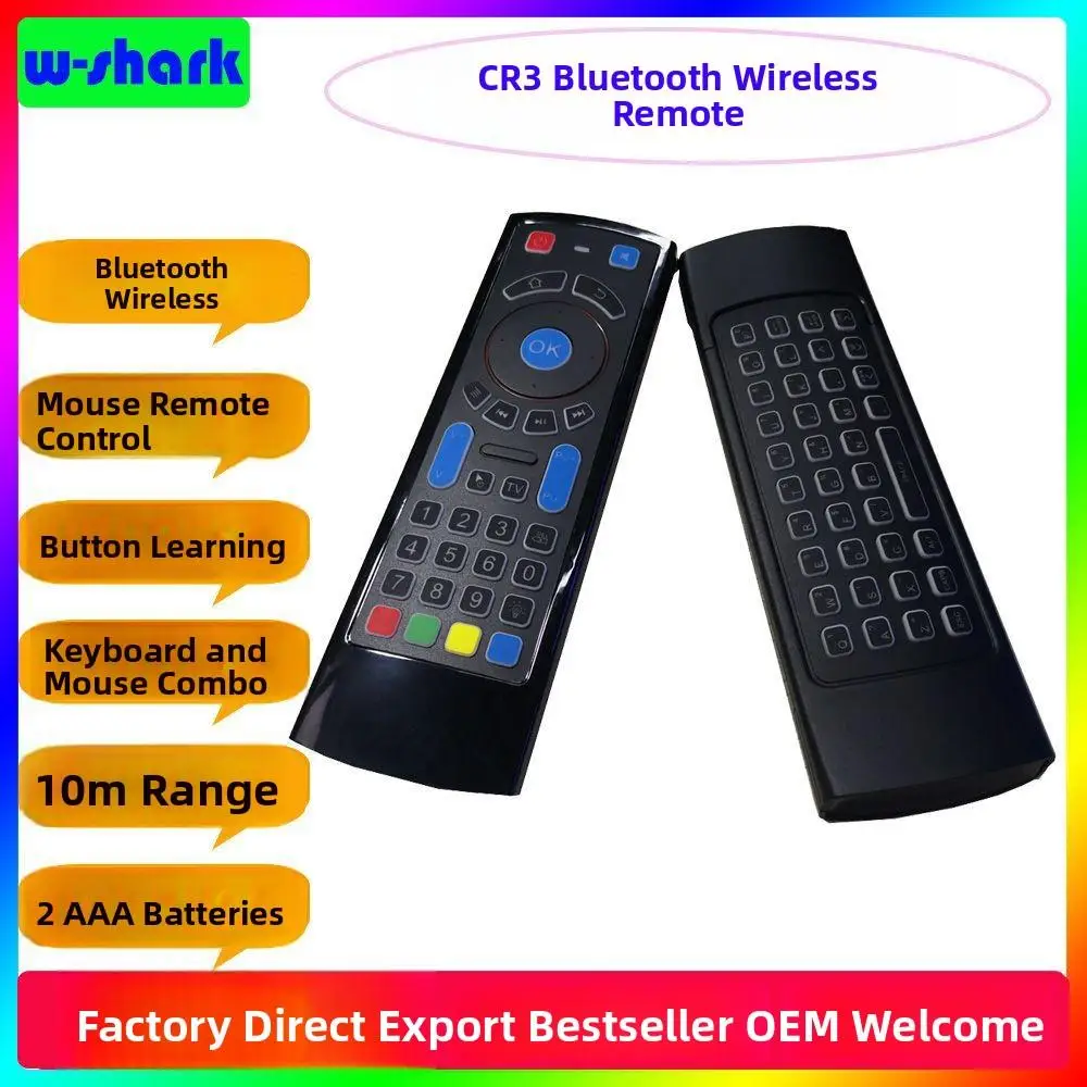 

2.4G Air Flying Squirrel Mini Wireless Keyboard Remote Control Bluetooth CR3 Android Stick Remote Home Use Smart Device