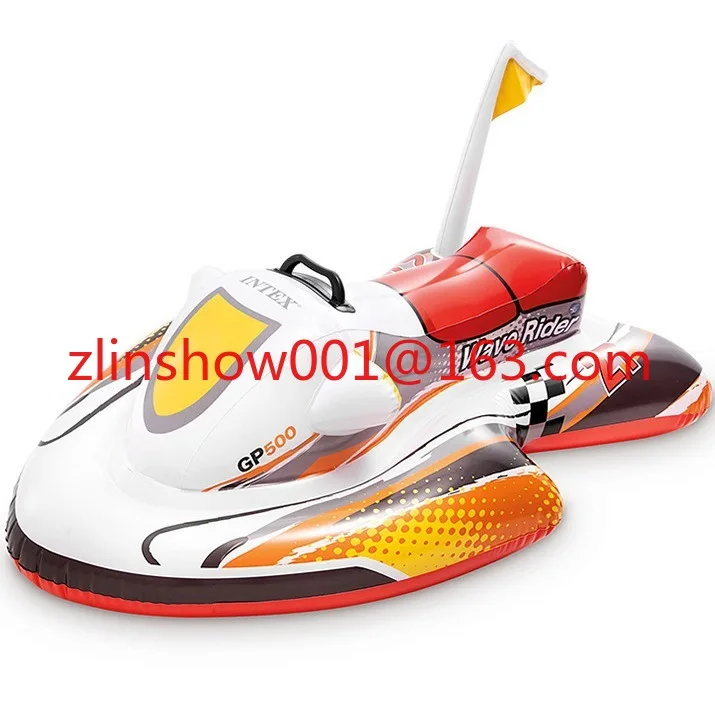 

airship mount swimming ring adult inflatable toy floating row floating bed water child mount