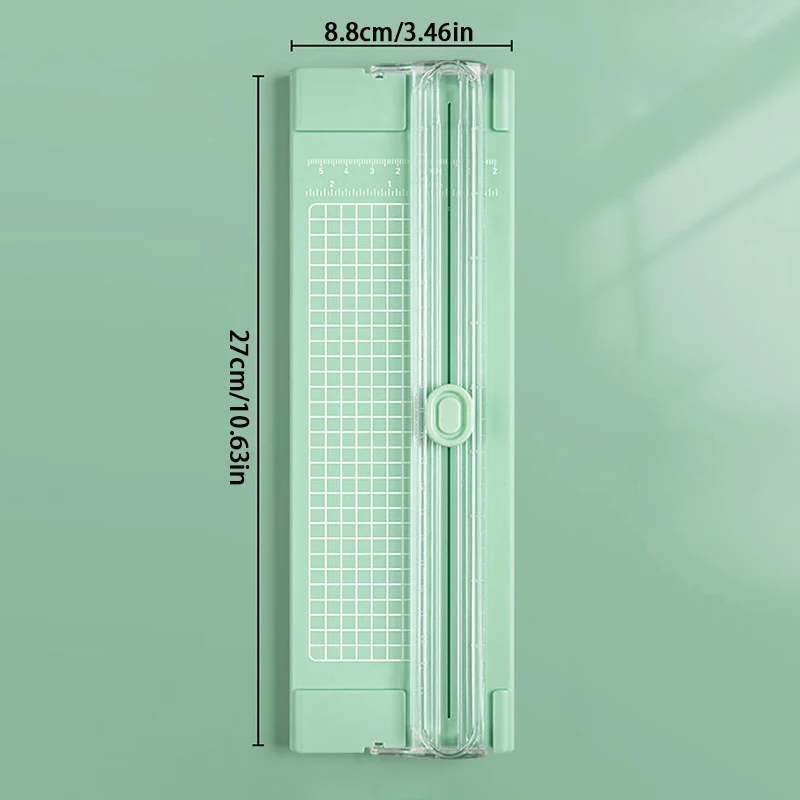 A4 Bidirectionele Snijpapier Snijder Met Uittrekbare Liniaal Voor Fototrimmers Plakboek Lichtgewicht Snijmat Machine