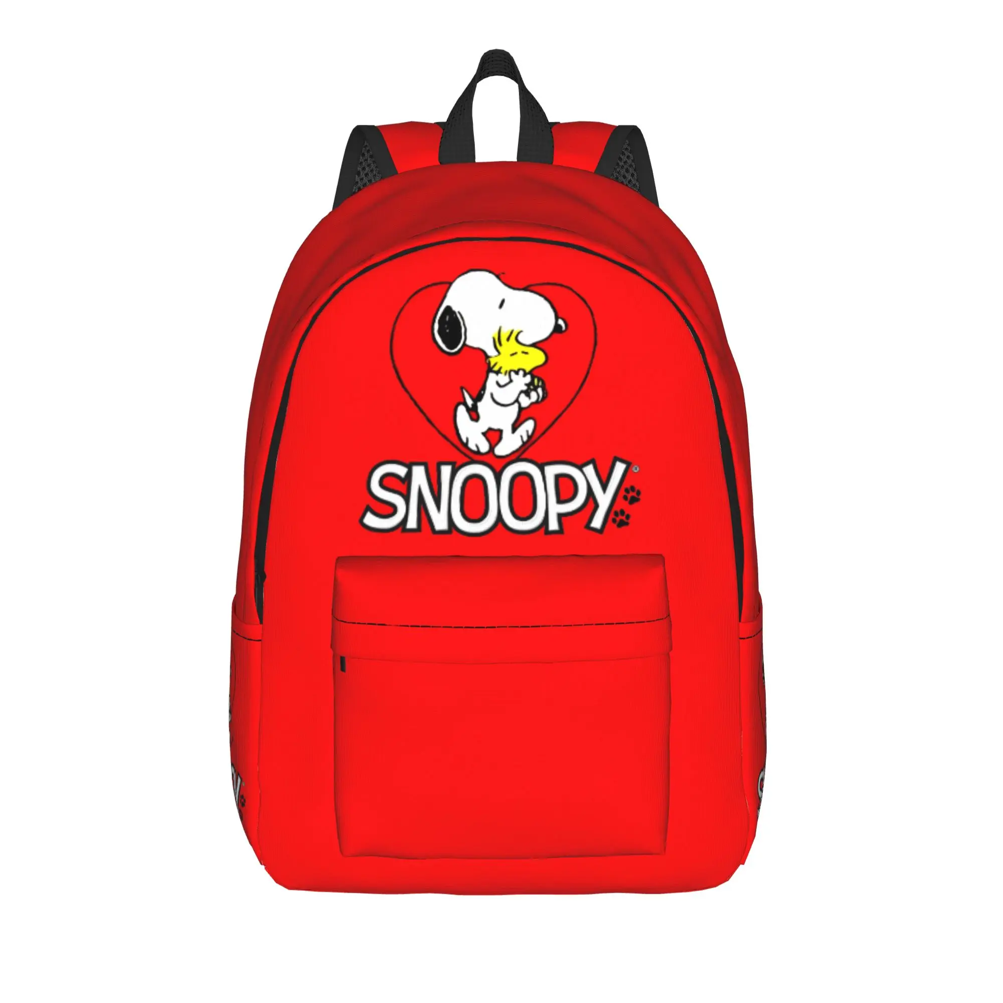 

Snoopys Dog Woodstock Backpack for Men Women Teenage Student Work Daypack Laptop Computer Canvas Bags Gift