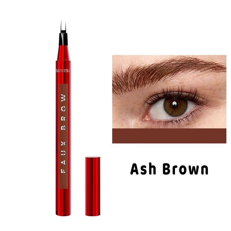 Ultra-fine Liquid Eyebrow Pencil Double-claw Long Lasting Easy To Grip Eyebrow Tattoo Waterproof Thin Lying Silkworm Brow Pen