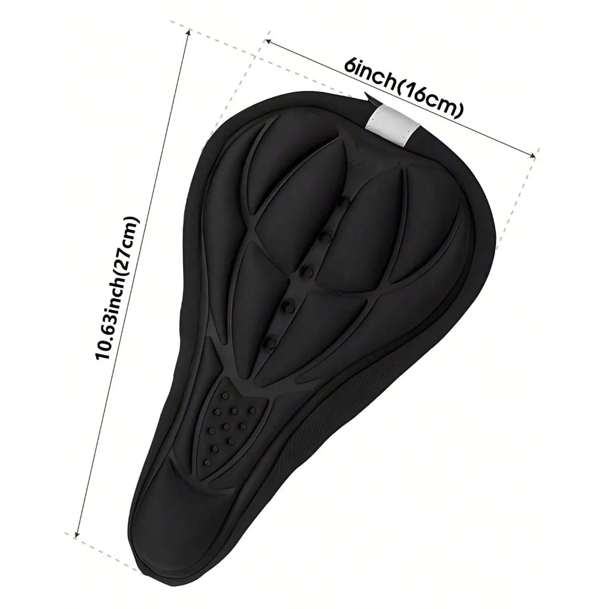 PINMOAP 1PC Bicycle Seat Cover Soft Comfortable Breathable Shock-Absorbing Outdoor Riding Seat Cushion Riding Accessories