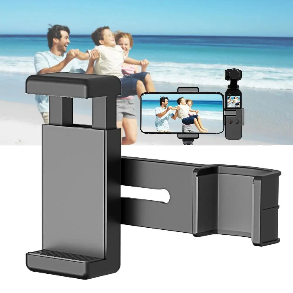 2 アダプターアクションカメラアクセサリーカメラホルダーブラケット DJI OSMO ポケットスポーツカメラアクセサリースマートフォン固定クランプ