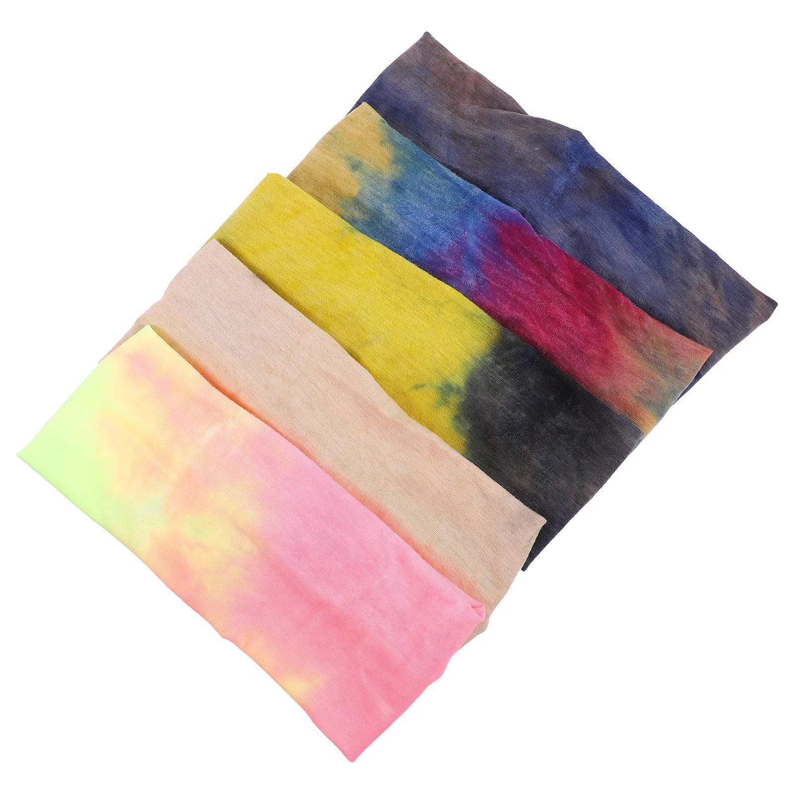 

5 Pcs Headband Breathable Sports Headwrap Colorful Headbands Running Hair Ties Yoga Accessories