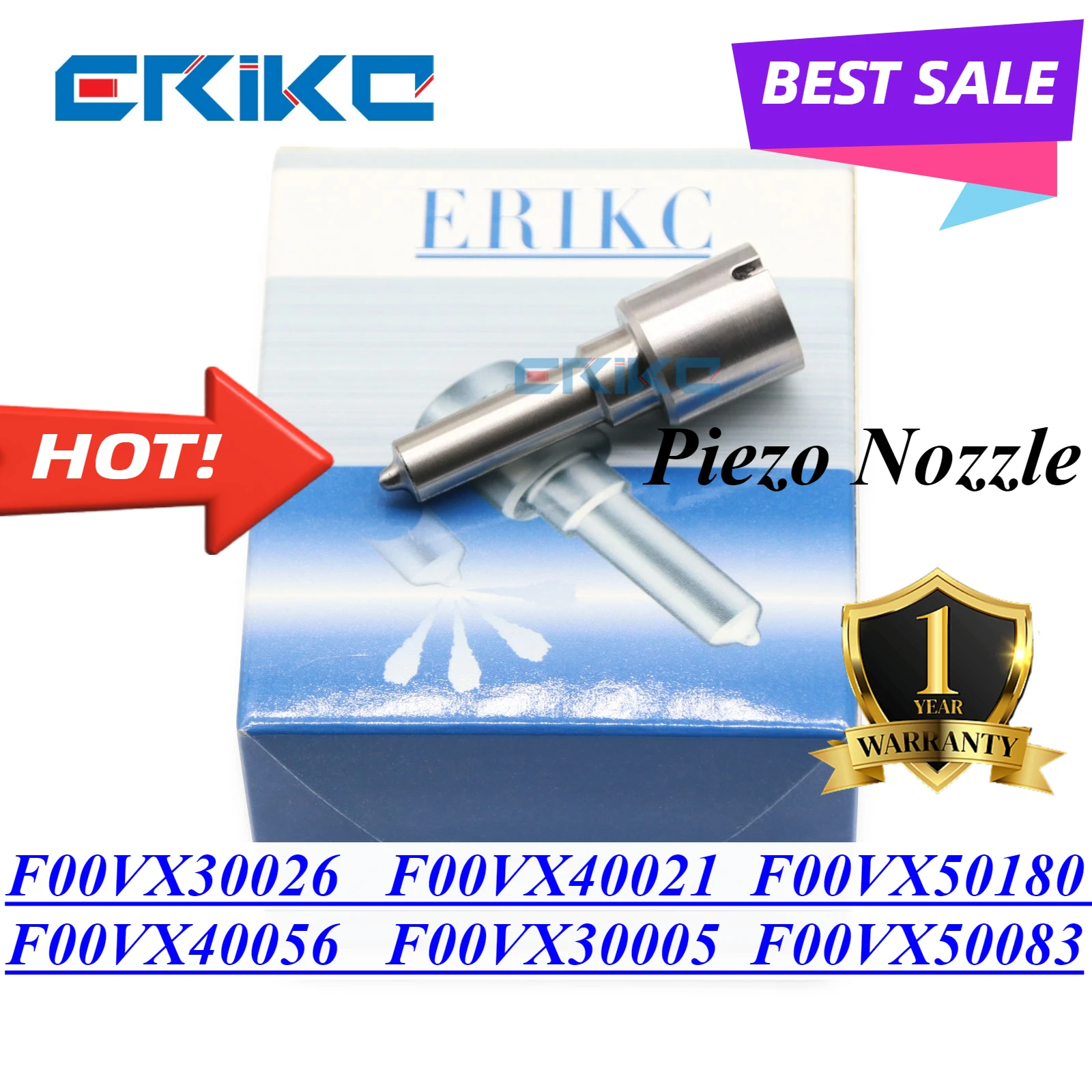 New Piezo Nozzle F00VX30026   F00VX40021  F00VX50180 Injector Nozzle Tip F00VX40056   F00VX30005  F00VX50083 for BOSCH
