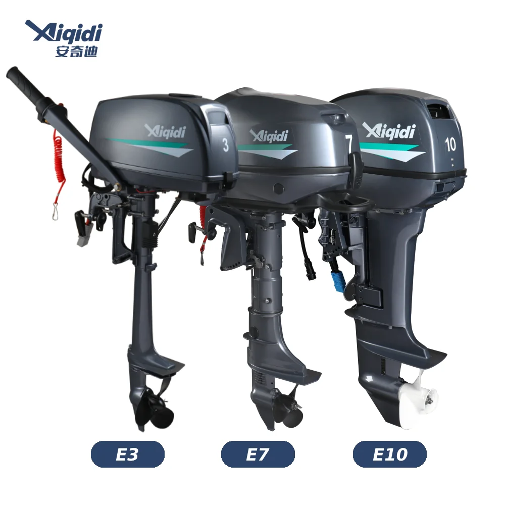 AIQIDI 3HP 7HP 10HP 15HP Electric Outboards Brushless Outboard Motor With Tiller/Remote Control