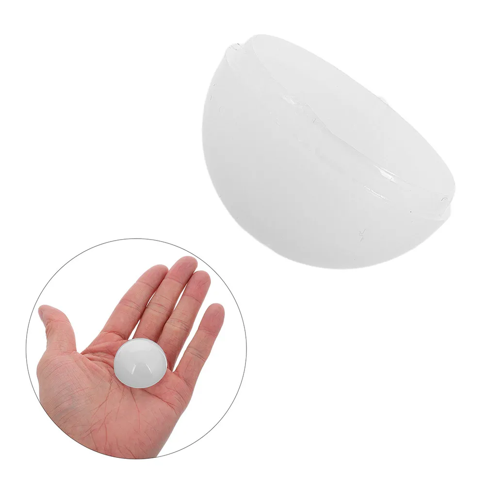 

10Pcs Round Light Cover for Makeup Mirror Lights Plastic Globe Replacement Vanity Lighting Lamp Shade Bathroom Light Globes