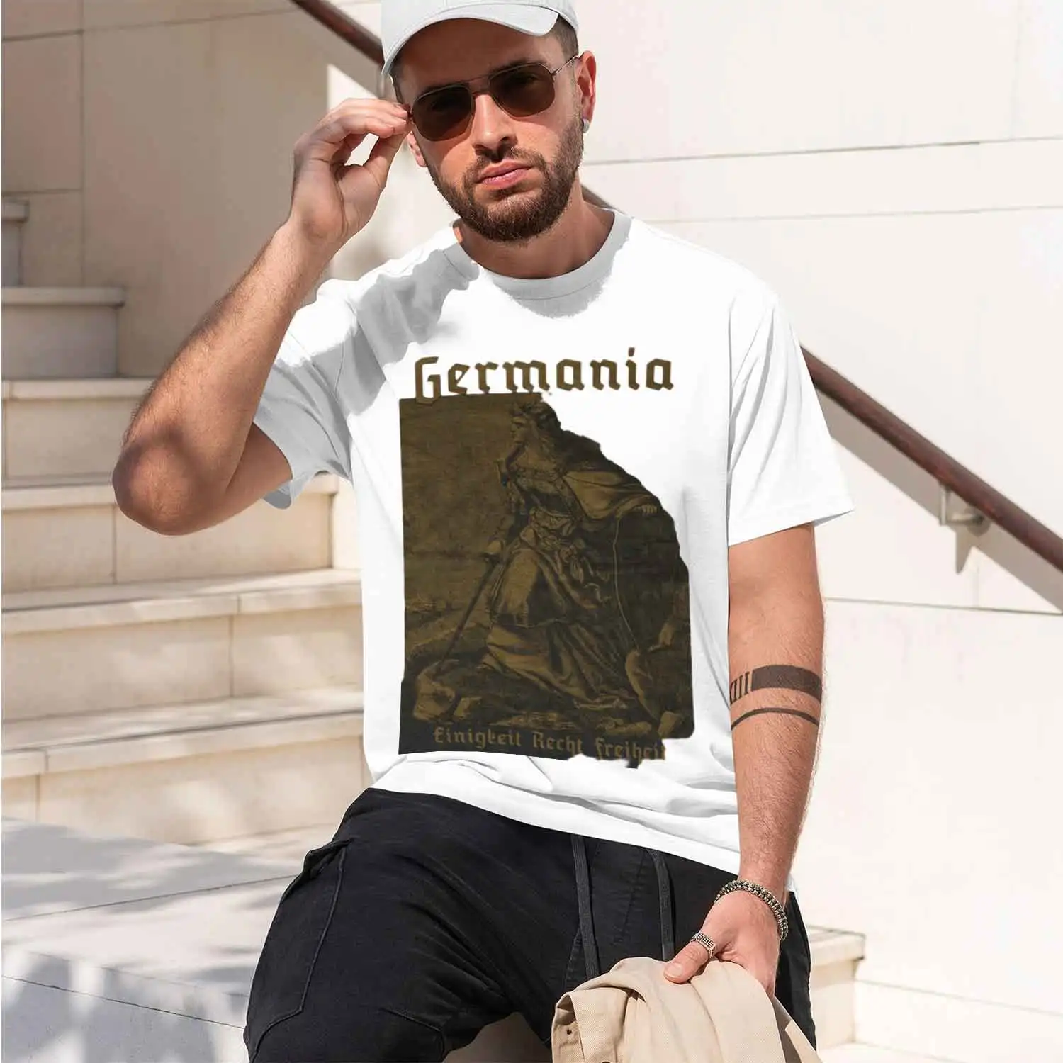Prussia d, Gott Mit Uns,Gloria T-Shirt. Summer Short Sve O-Neck Mens T Shirt New S-3XL 2026 New Model Short-sleeve crewneck T-Sh