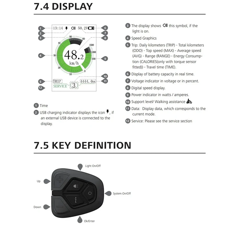 For Bafang DPC18 CAN Canbus Display For Bafang M500 M600 M510 M820 Mid Drive CAN Protocol Motor With Plug