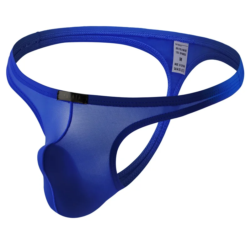 7PCS Men's Underwear Jockstrap Sexy Thongs Ultra-Thin Tanga Hombre Sissy Transparent G-strings Thongs String Underpants Lingerie