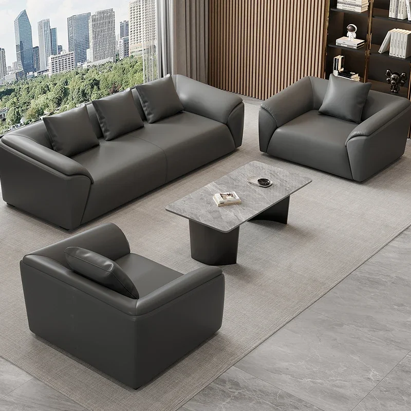 Modern Simple Coffee Table for Office Compact Size Easy Assembly Smooth Surface Thickened Panel Solid Construction Noise Free