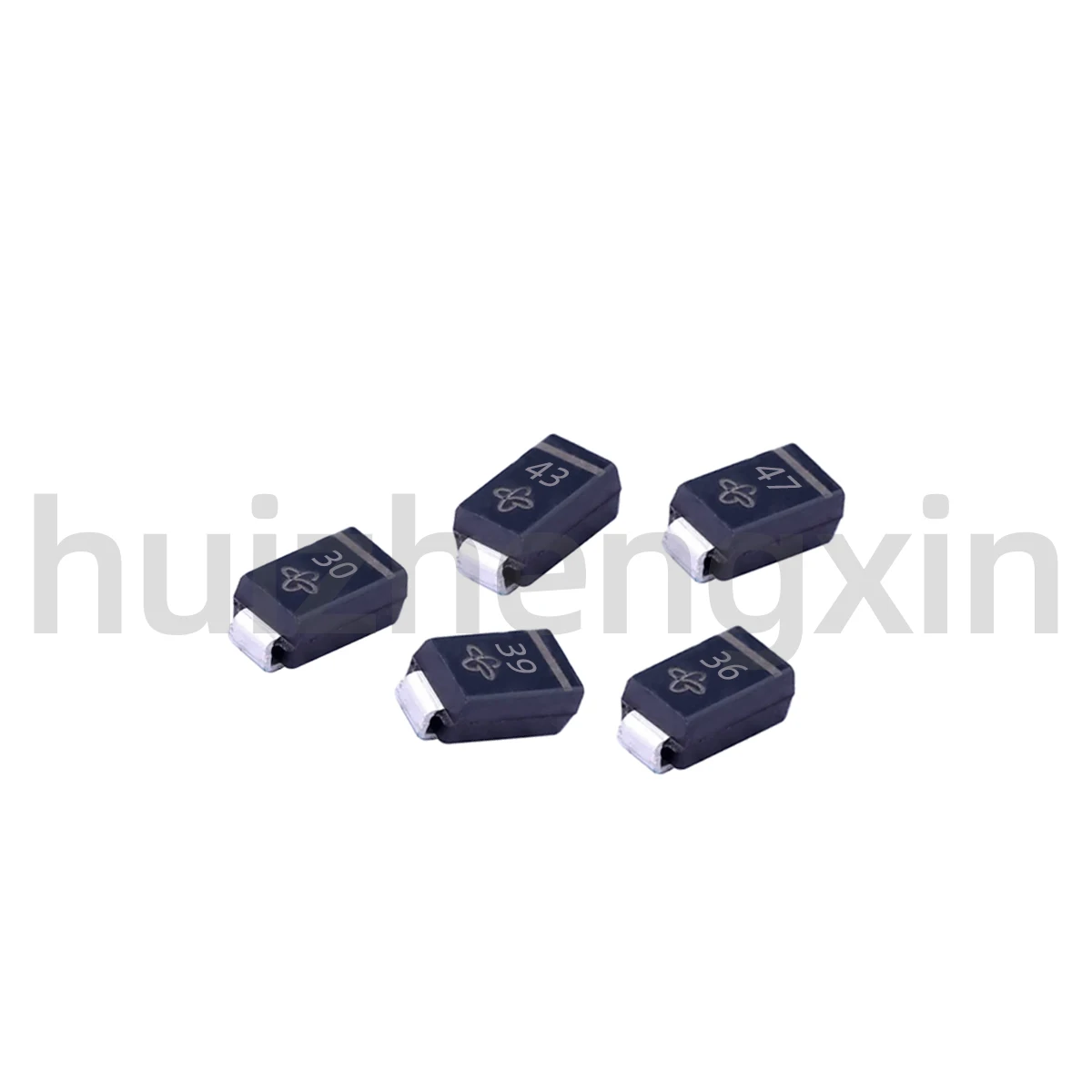 20PCS SML4748-E3/61/4749/4750/4751/4752/4753/4754/4755/4756 1W 22V/24V/27V/30V/33V/36V/39V/43/47V SMA Surface Mount Zener Diodes