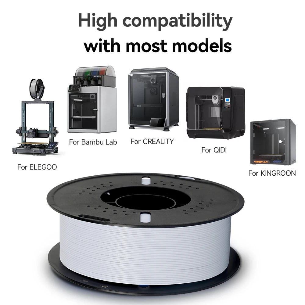 KINGROON PETG/HS-PETG/PLA/HS-PLA 3D Printer Filament 1.75mm 1KG Eco-friendly Plastic 3D Printinng Material Wholesale Local Ship - view 4