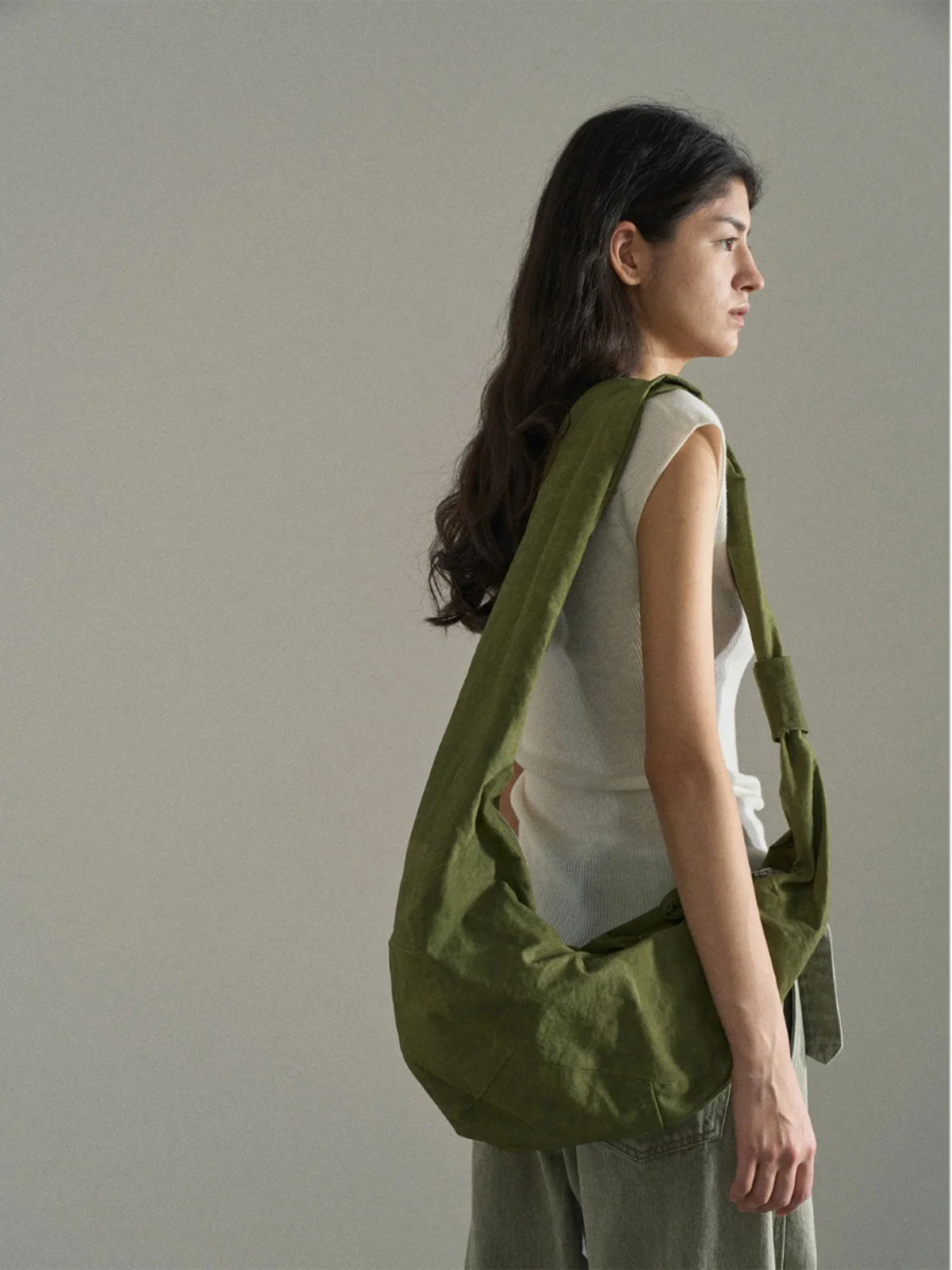 Hello September One-Shoulder Shoulder Kosong Bag Commuting Daily Versatile Spring and Autumn Unique Fried Color M6330