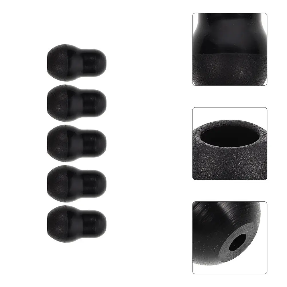 5Pcs Grade Silicone Stethoscope Earplugs Replacement Ear Tips Universal Fit Comfortable Snug Seal Elastic Shape