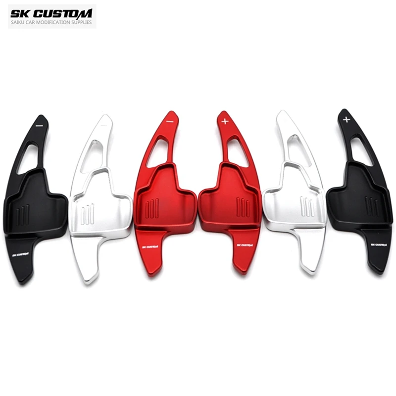 

SK CUSTOM aluminum alloy steering wheel paddle shifters are available for the Ford Focus Escape 2018 2019 paddle shift extended