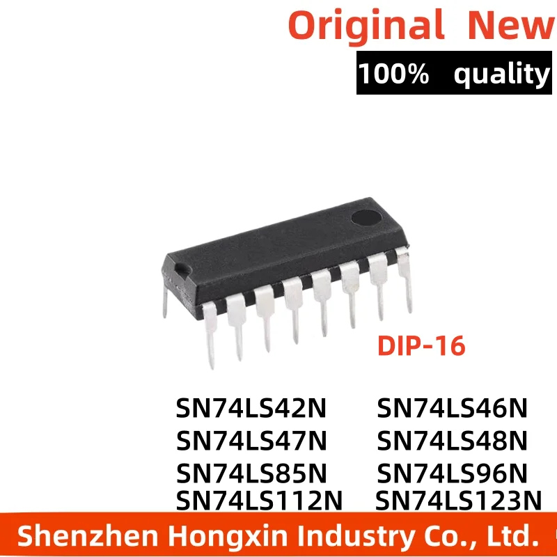 10 pieces of SN74LS42N HD74LS42P 46P/47P/48P/85P/96P/112P/123P direct insertion DIP-16 Decimal decoder