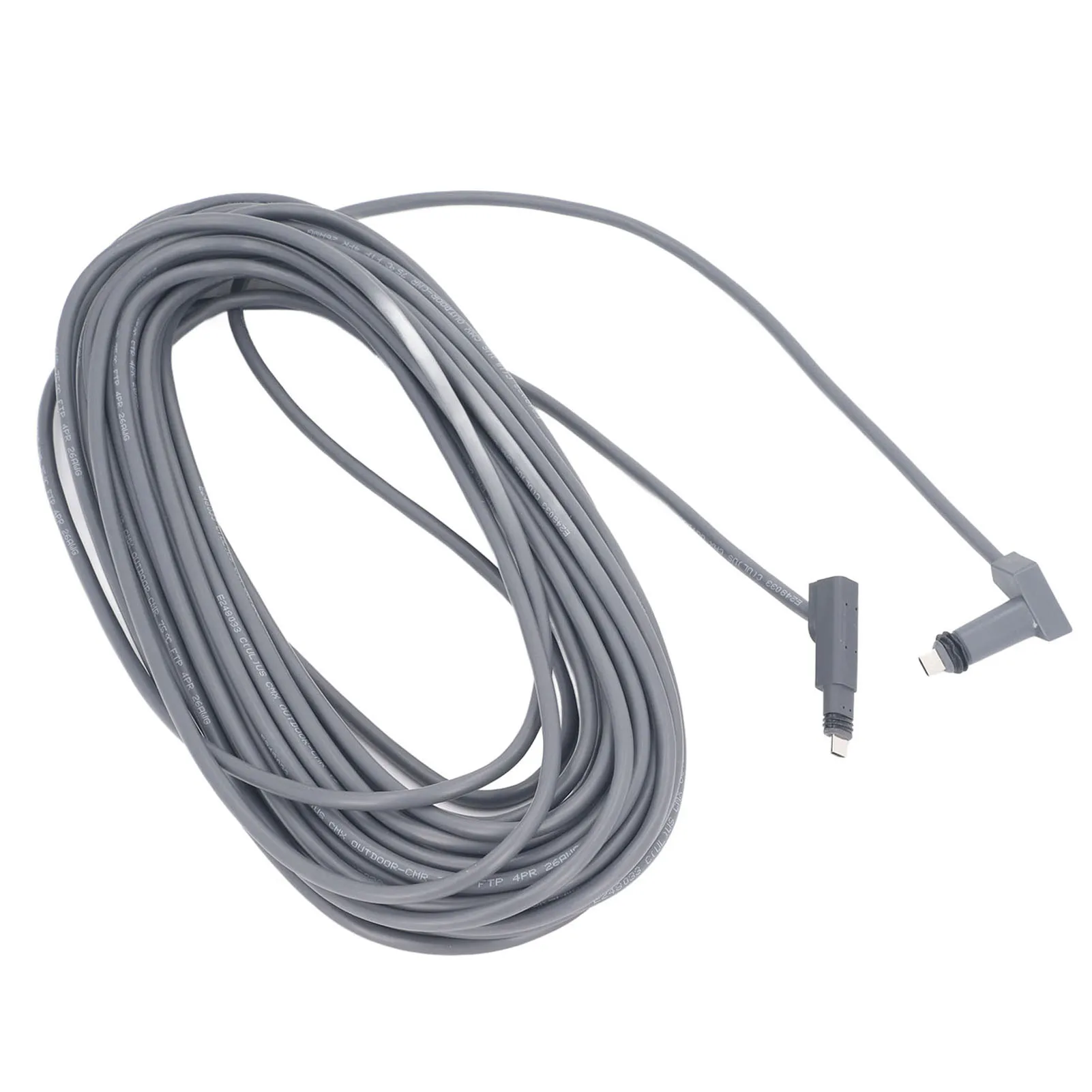 V2 Cable Replacement Good Compatibility Rectangular Satellite Replacement Cable Easy Installation 30ft for Network Connections