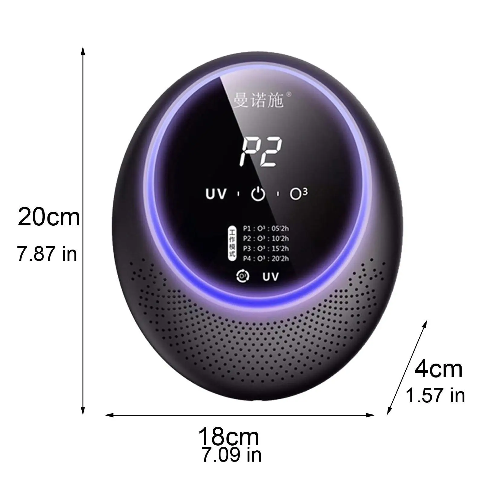 Air Purifier Sturdy Pet Odor Removal Air Purification for Car Office Travel image 6