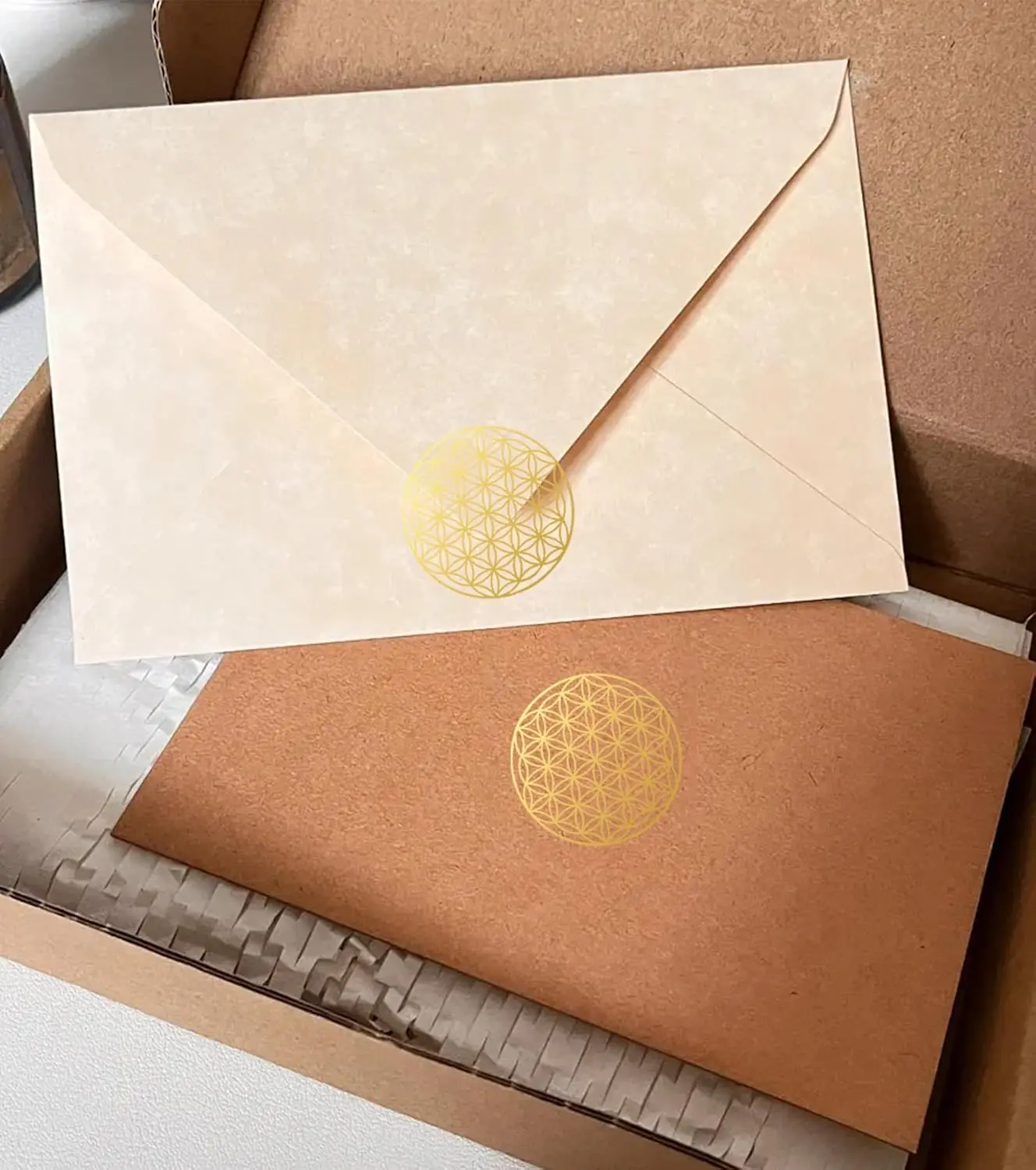 ملصقات زهرة الحياة، ملصقات طاقة زهرة الحياة الذهبية، PVC ذاتية اللصق، ملصقات مجوهرات كريستالية شفافة