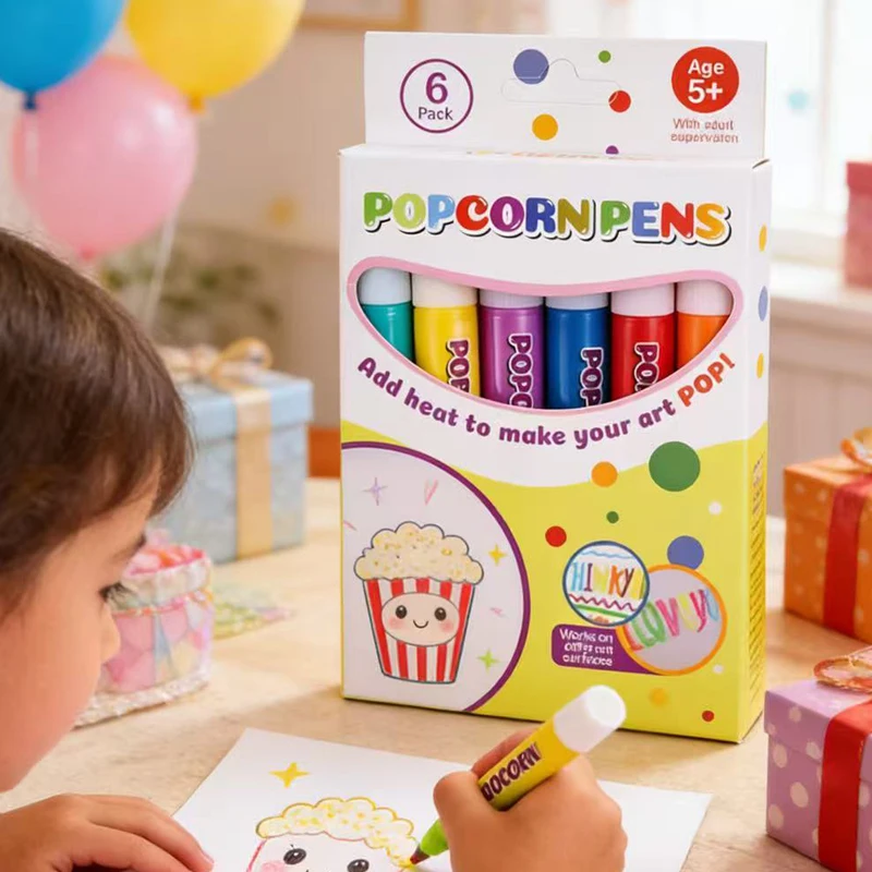 

Набор для творчества: Волшебные 3D-ручки для рисования пузырьками, 6 цветов, 60 мл, для детского творчества и раскрашивания