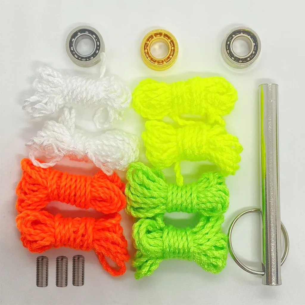 15Pcs/Bag Metal YoYo Ball Parts UR188 Yoyo Bearing/Yoyo Nylon String Rope/Yoyo Bearing Remover Removal Tool For Yoyo Ball Toy
